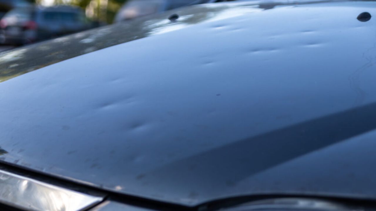 Small Dent From Car